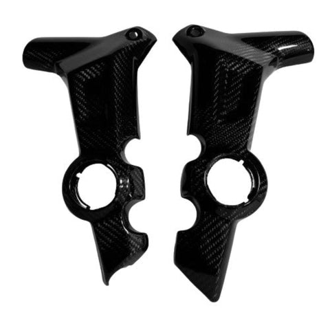 Triumph TRIDENT 660 Carbon Verkleidung Side Covers Plaque latérales 2021+