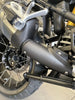 BMW 1250 GS 100% Carbon Auspuff Hitzeschild Exhaust Heat shield Pare Chaleur Matt Satin 4