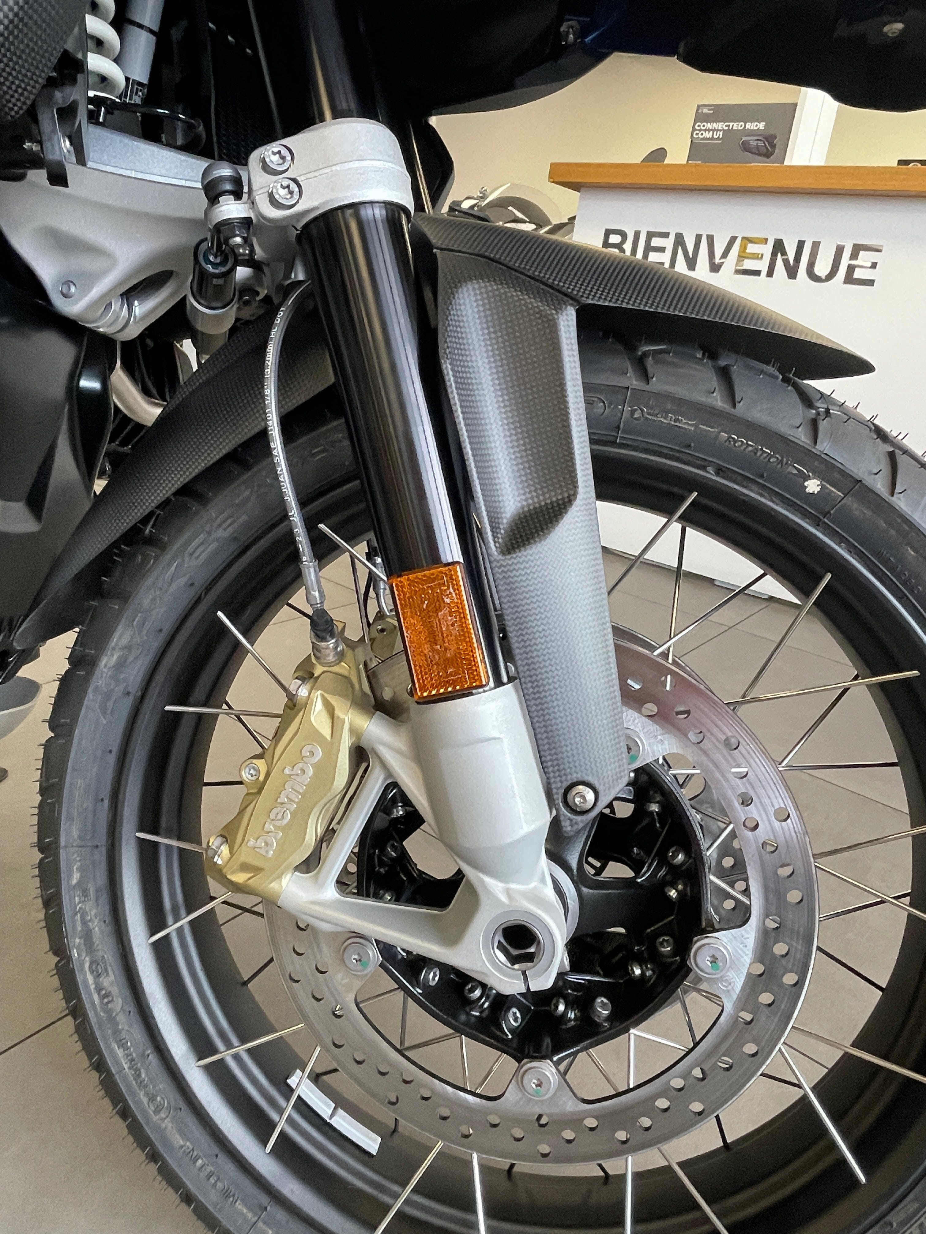 schutzblech vorne motorrad BMW GS 1200 / 1250 100% Carbon Kotflügel Schutzblech Vorne Matt Satin