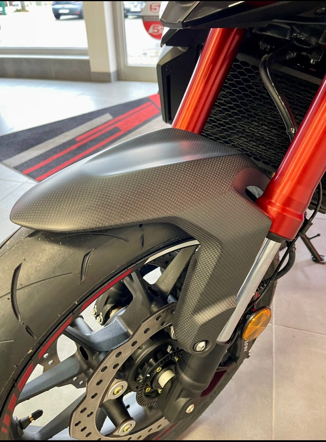 Honda Hornet 750 - 1000 100% Carbon Kotflügel Schutzblech Vorne